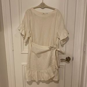 Socialite Dress Size XL Linen Ruffle from Nordstrom